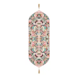 رانر مخمل شانل طرح طبیعت در ابعاد 50*150 سانتیمتر