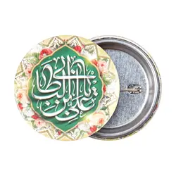 پیکسل لمینت براق با شعار یا علی بن ابی طالب گلدار