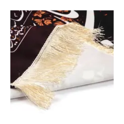 کتیبه مخمل افقی طرح گل تاب فشار در و دیوار ندارد 35*90