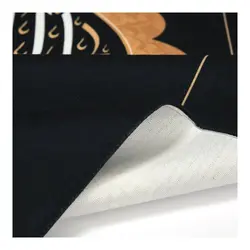 کتیبه مخمل پایین هلالی یا فاطمه الزهرا با شعر سرمایه محبت زهراست 65*135