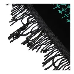 کتیبه مخمل افقی لعن الله قاتلیک یافاطمه الزهرا مشکی 90*200