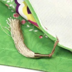 کتیبه مخمل کنار آیفونی با شعار یا قائم آل محمد زمینه سبز 20*40