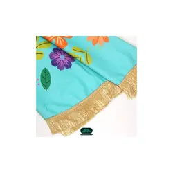 کتیبه مخمل پایین هلالی کودکانه طرح بابا مهدی دوستتون دارم  100*250 (700078)