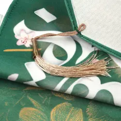 کتیبه مخمل تک عددی با شعار بقیه الله یا مهدی ادرکنی 65*135