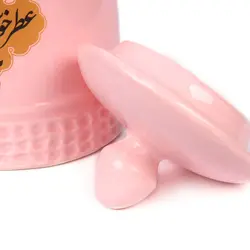 پا سماوری تک عددی با شعار عطر خوش زندگیم یاد شما یا صاحب الزمان رنگ صورتی