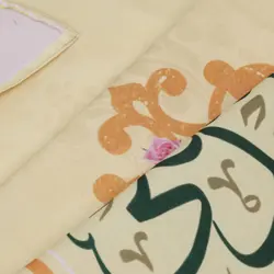 کتیبه سه عددی پاناما با شعار یا صاحب الزمان سبز دو طرف مهدی ادرکنی 140*140