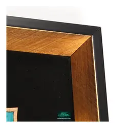 قاب دیواری طرح معرق اللهم عجل لولیک الفرج زمینه فیروزه ای طرح ستاره 26*26