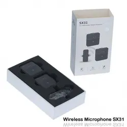 میکروفون یقه ای وایرلس دو فرستنده SX31