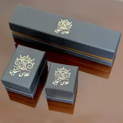 گردنبند طلا 18 عیار زنانه طلای مستجابی مدل لیزر کات کد 3
