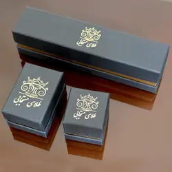 گوشواره طلا 18 عیار زنانه طلای مستجابی مدل لیزر کارت کد 406