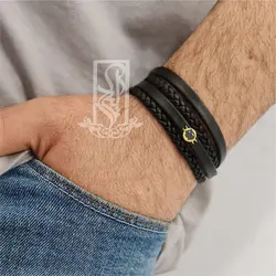 دستبند طلا 18 عیار مردانه لیردا مدل قلک خوکی کد 598D 7001