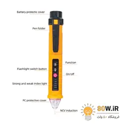 فازمتر القایی و ردیاب ولتاژ مدل ANENG VD802