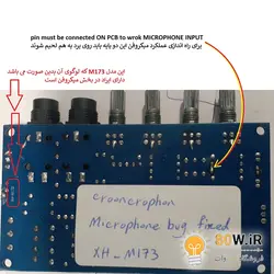 برد اکو و پری آمپلی فایر حرفه ای XH-M173