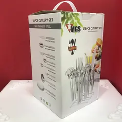 سرویس قاشق چنگال ۳۸ پارچه MGS