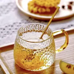 ماگ پیرکس برفی دسته عسلی ۲