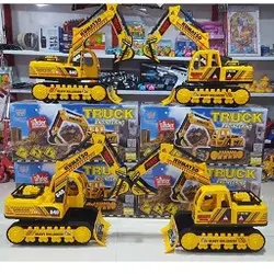 خرید اسباب بازی بولدوزر کوماتسو بیل مکانیکی بزرگ به قیمت مناسب