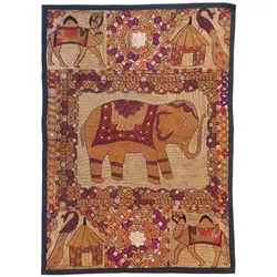 رومیزی سوزن دوزی ابریشم دیوار کوب کد GHAAB2