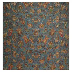 رومیزی مربع ترمه ابریشم کد TRM82