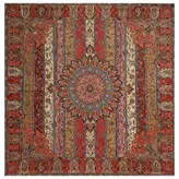 رومیزی مربع ترمه ابریشم کد TRM11