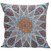 کاور کوسن مخمل کوبیده طرح کاشی کد MAKHQU37