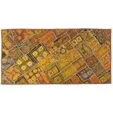 رومیزی مستطیل بزرگ سوزن دوزی گلابتون کد ZARIMOSBO2