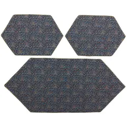 ست 3 تکه رومیزی ترمه ابریشم کد TRSETE66