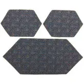 ست 3 تکه رومیزی ترمه ابریشم کد TRSETE66