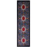 رومیزی رانر مخمل کوبیده طرح کاشی کد MAKHRAN8