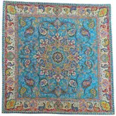 رومیزی مربع ترمه ابریشم کد TRM160