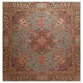 رومیزی مربع ترمه ابریشم کد TRM70