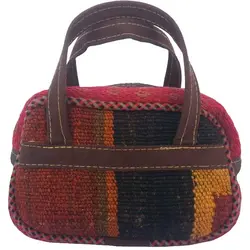کیف دستی کوچک گلیم دستباف دو رو کد KFGLI79