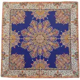 رومیزی مربع ترمه ابریشم کد TRM165