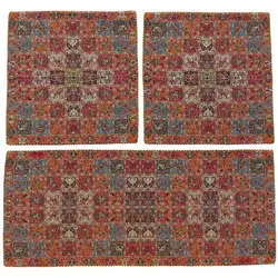 ست 3 تکه رومیزی ترمه ابریشم کد TRSETE22