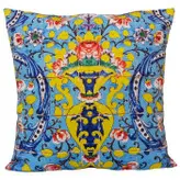 کاور کوسن مخمل کوبیده طرح کاشی کد MAKHQU5