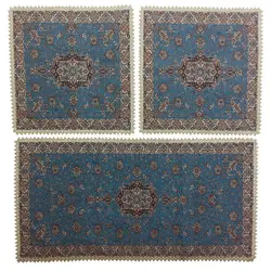 ست سه تکه رومیزی ترمه ابریشم کد TRSETE14