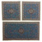 ست سه تکه رومیزی ترمه ابریشم کد TRSETE14