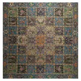 رومیزی مربع ترمه ابریشم کد TRM73