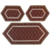 ست 3 تکه رومیزی ترمه ابریشم کد TRSETE33