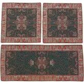 ست 3 تکه رومیزی ترمه ابریشم کد TRSETE18