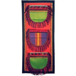 جاجورابی ابریشم ترکمن دیوار کوب کد JATORK6