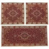 ست سه تکه رومیزی ترمه ابریشم کد TRSETE2