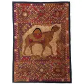 رومیزی سوزن دوزی ابریشم دیوار کوب کد GHAAB29