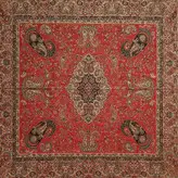 رومیزی مربع ترمه ابریشم کد TRM24