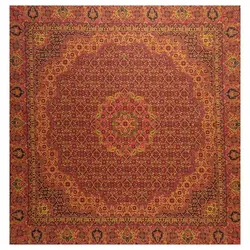 رومیزی مربع ترمه ابریشم کد TRM75