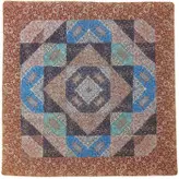 رومیزی مربع ترمه طرح چهل تکه کد TRM141