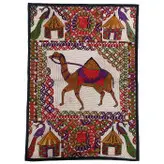 رومیزی سوزن دوزی ابریشم دیوار کوب کد GHAAB16