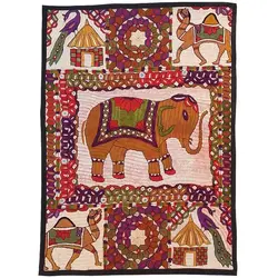 رومیزی سوزن دوزی ابریشم دیوار کوب کد GHAAB6