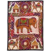 رومیزی سوزن دوزی ابریشم دیوار کوب کد GHAAB6