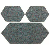 ست 3 تکه رومیزی ترمه ابریشم کد TRSETE59