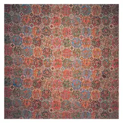 رومیزی مربع ترمه ابریشم کد TRM128